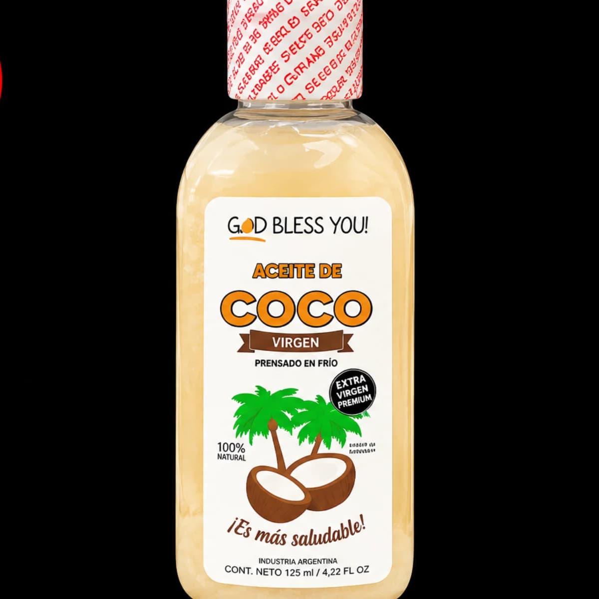 Aceite de coco neutro god bless you x125ml