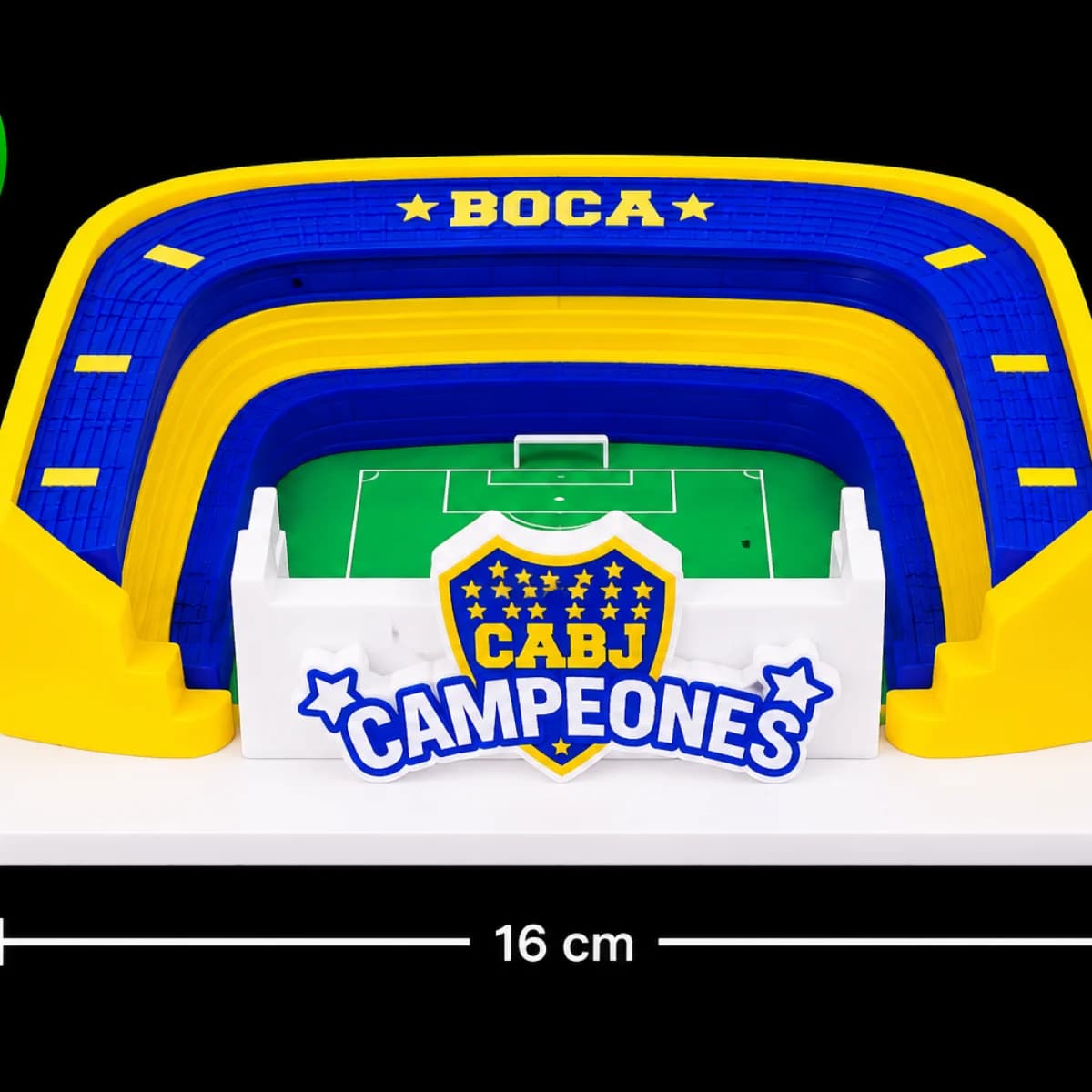 ADORNO CANCHA REPLICA LA BOMBONERA (BOCA) x1 ETIQUETADOS